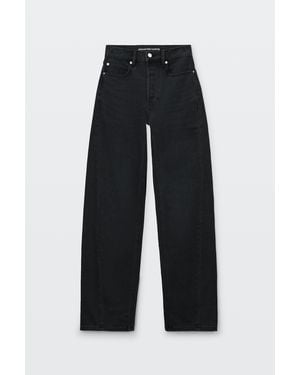 Alexander Wang Float Mid-Rise Relaxed Jean - Black
