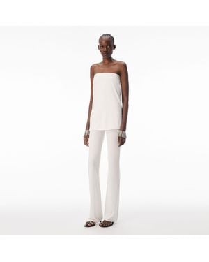 Alexander Wang Strapless Corset Jumpsuit - White