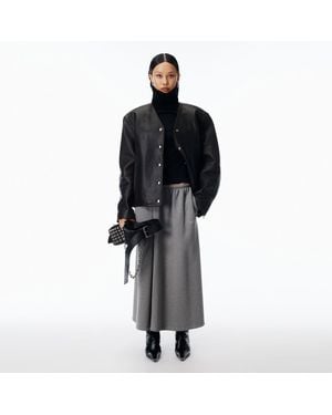 Alexander Wang Low-Rise Midi Circle Skirt - Black