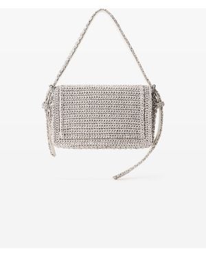Alexander Wang Ricco Cozy Slim Flap Bag - White