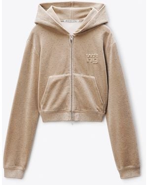 Alexander Wang Shrunken Hoodie - Natural