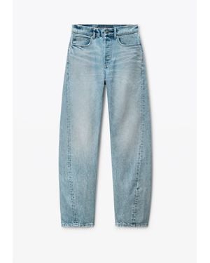 Alexander Wang Float Bleach Mid-Rise Jeans - Blue