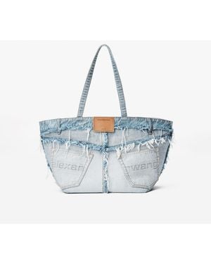 Alexander Wang Punch Denim Large Tote - Blue