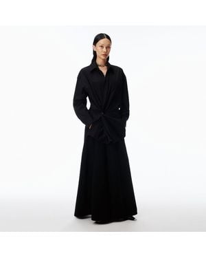 Alexander Wang Pre-Styled Wrap Mini Dress - Black