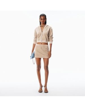 Alexander Wang Mid-Rise Mini Skort - Natural