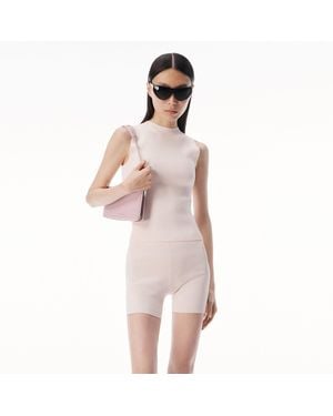 Alexander Wang Debossed Logo Tank - Pink
