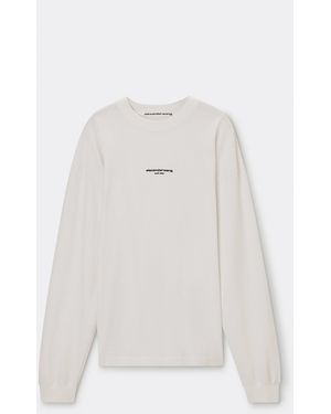 Alexander Wang Logo Print Tee - White