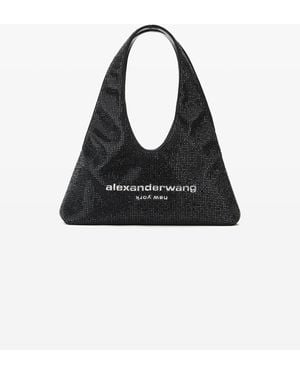 Alexander Wang Pike Mini Hobo W/ Crossbody Strap - Black