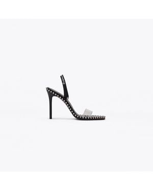 Alexander Wang Nova Studded Slingback Sandals - Black