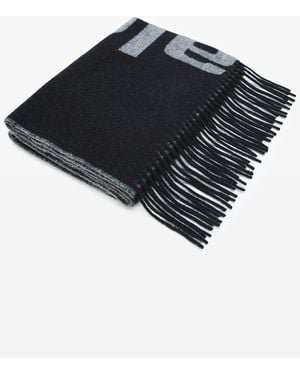 Alexander Wang Logo Jacquard Scarf - Black