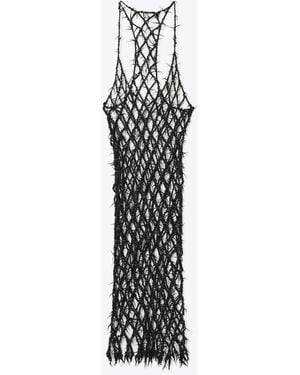 Alexander Wang Barbed Wire Dress - Black