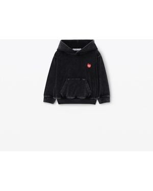 Alexander Wang Kids Puff Logo Hoodie - Black