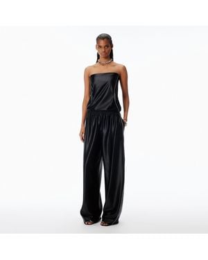 Alexander Wang Mid-Rise Trackpant - Black