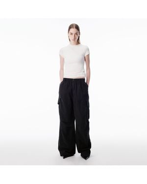 Alexander Wang Mid-Rise Cargo Pant - Black