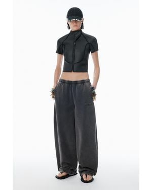 Alexander Wang Black Wide-leg Joggers