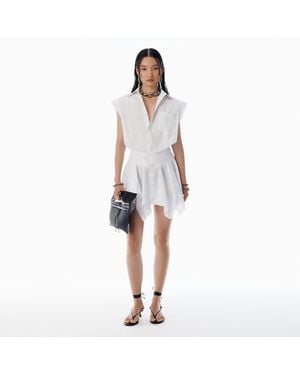 Alexander Wang Dress With Asymmetric Hem - White