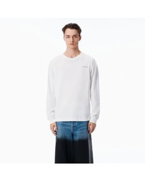Alexander Wang Long-Sleeve Tee - White