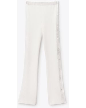 Alexander Wang Debossed Logo Fitted Pant - White