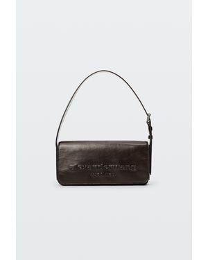 Alexander Wang Punch Flap Shoulder Bag - White