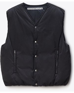 Alexander Wang 'S Moto Puffer Vest - Blue
