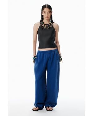 Alexander Wang Blue Wide-leg Joggers