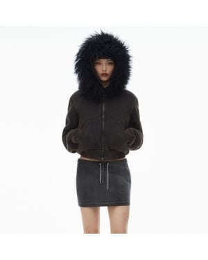 Alexander Wang Crystal Hotfix Tube Skirt - Black