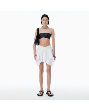 Alexander Wang Deconstructed Cotton Skirt - White