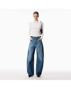 Alexander Wang Prestyled Blow Up Jean - Blue