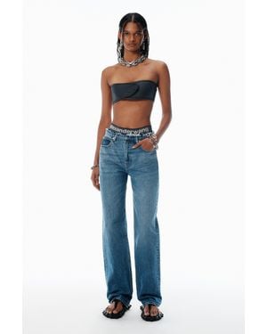 Alexander Wang Indigo Pre-styled Ez Jeans - Blue