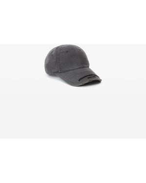 Alexander Wang Distressed Logo Baseball Cap - Grey