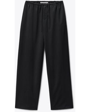 Alexander Wang Mid-Rise Track Pant - Black