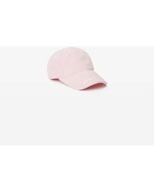 Alexander Wang Logo Cotton Baseball Cap - Pink
