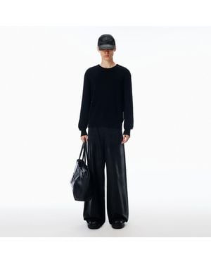 Alexander Wang Surge Leather Coated Jean - Blue