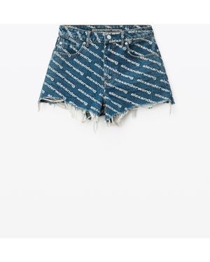 Alexander Wang Bite Logo Short - Blue