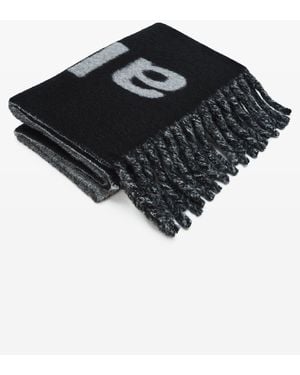 Alexander Wang Jacquard Logo Scarf - Black