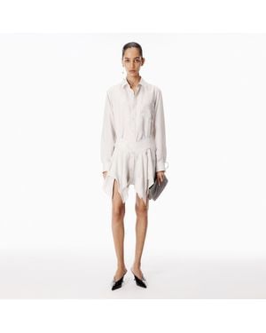 Alexander Wang Layered Shirt Dress - White