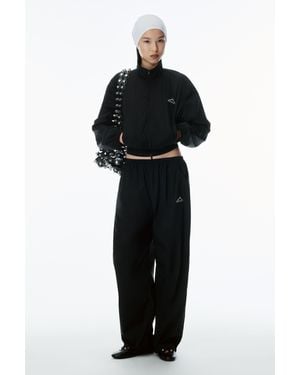 Alexander Wang Shrunken Windbreaker Jacket - Black