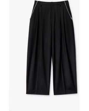 Alexander Wang Tropical Wool Tailored Pant - Blue