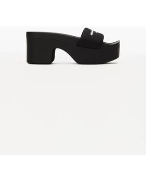 Alexander Wang 85Mm Platform Slide - Black