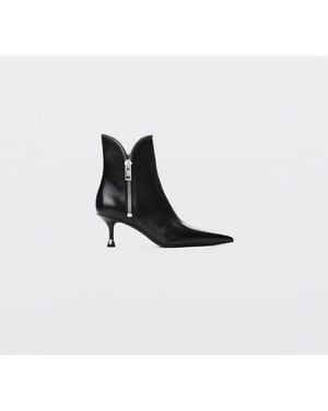 Alexander Wang Slasher Zip 65Mm Ankle Boot - Black