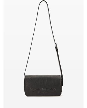 Alexander Wang Punch Flap Crossbody - Black