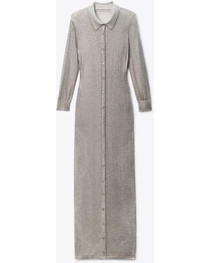 Alexander Wang Crystal Polo Maxi Dress - Black