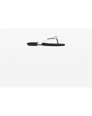 Alexander Wang Jenna Tubular Flat Thong Sandal - White