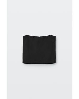 Alexander Wang Cropped Sleeveless Top - Black