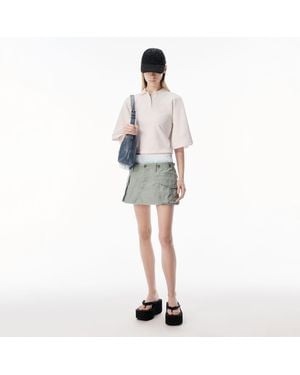 Alexander Wang Cargo Mini Skirt With Boxer Waistband - Multicolor
