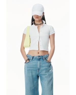 Alexander Wang Polo Cardigan - Blue