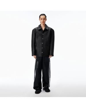 Alexander Wang Snap Front Moto Jacket - Black