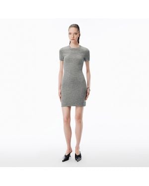 Alexander Wang Wool-Blend Hotfix Dress - Multicolor