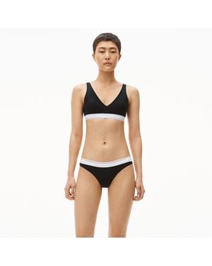 Alexander Wang V-Neck Bralette - Black