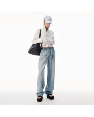 Alexander Wang Crystal Drawcord Balloon Jogger - Blue